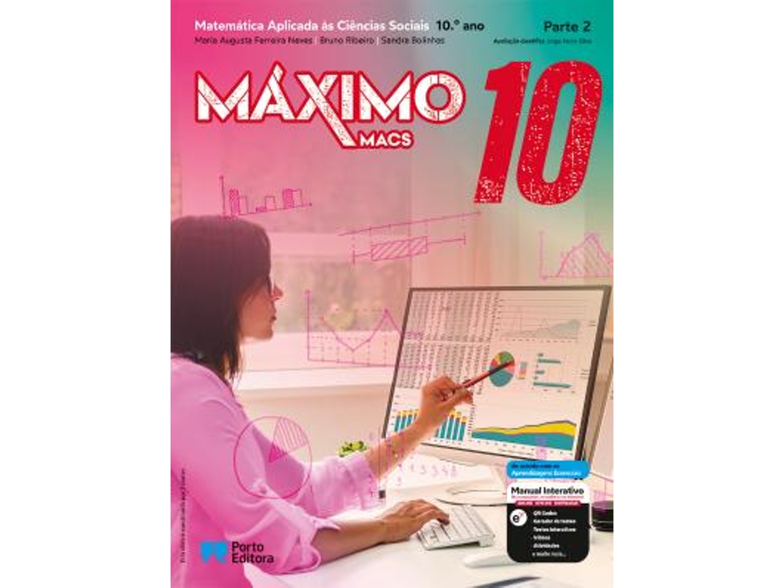Máximo - Matemática Aplicada Às Ciências Sociais - 10.º Ano Manual 2026