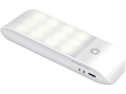 Luz noturna LED automática Slowmoose, recarregável por USB, sensor de movimento, liga/desliga automático