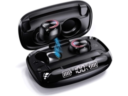 Lurelia Auriculares Bluetooth Tws Hifi Stereo Sound Tech Resistentes À Água Preto