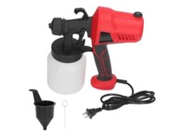 Pistola De Pintura Eléctrica Portátil Com Cubeta 800ml, Bico De 2.5mm E Fluxo Ajustável