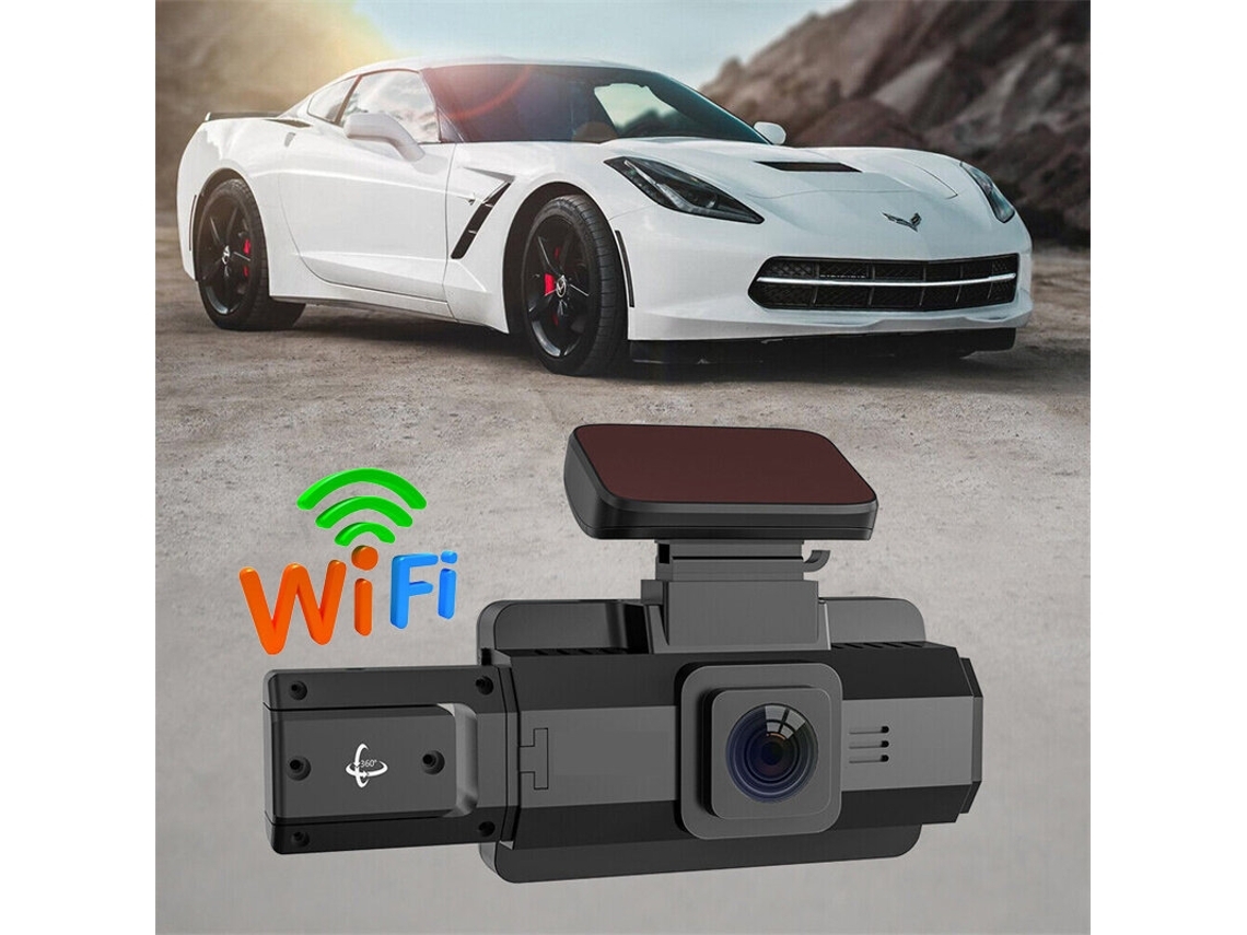 Câmera de painel automotiva A88 de 3 polegadas e 130 W, 1080P HD, com detecção de movimento, monitor de estacionamento DVR Mdug (Outlet Grade A)