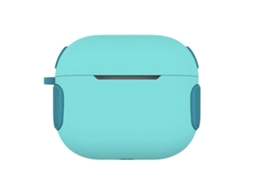 Capa para Fones de Ouvido 2 em 1 com Textura Fosca e Núcleos Contrastantes em PC + TPU para AirPods 3 GIECY