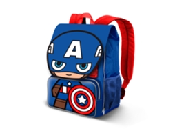 Marvel Capitão América Glory Mochila Expansível Exp Azul KARACTERMANIA