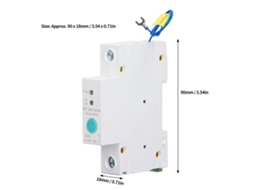 Laxiscreed Interruptor Wi-fi Smart Com Controlo Por App E Medição De Energia