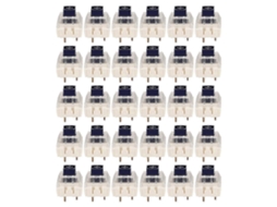 30 Interruptores Mecânicos De Teclado À Prova Dágua Com Iluminação De Fundo Para Personalização De Teclados. Everley891