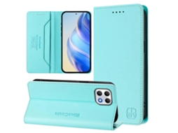 Capa De Couro Para Celular Rc01 Com Dupla Dobra Magnética E Rfid