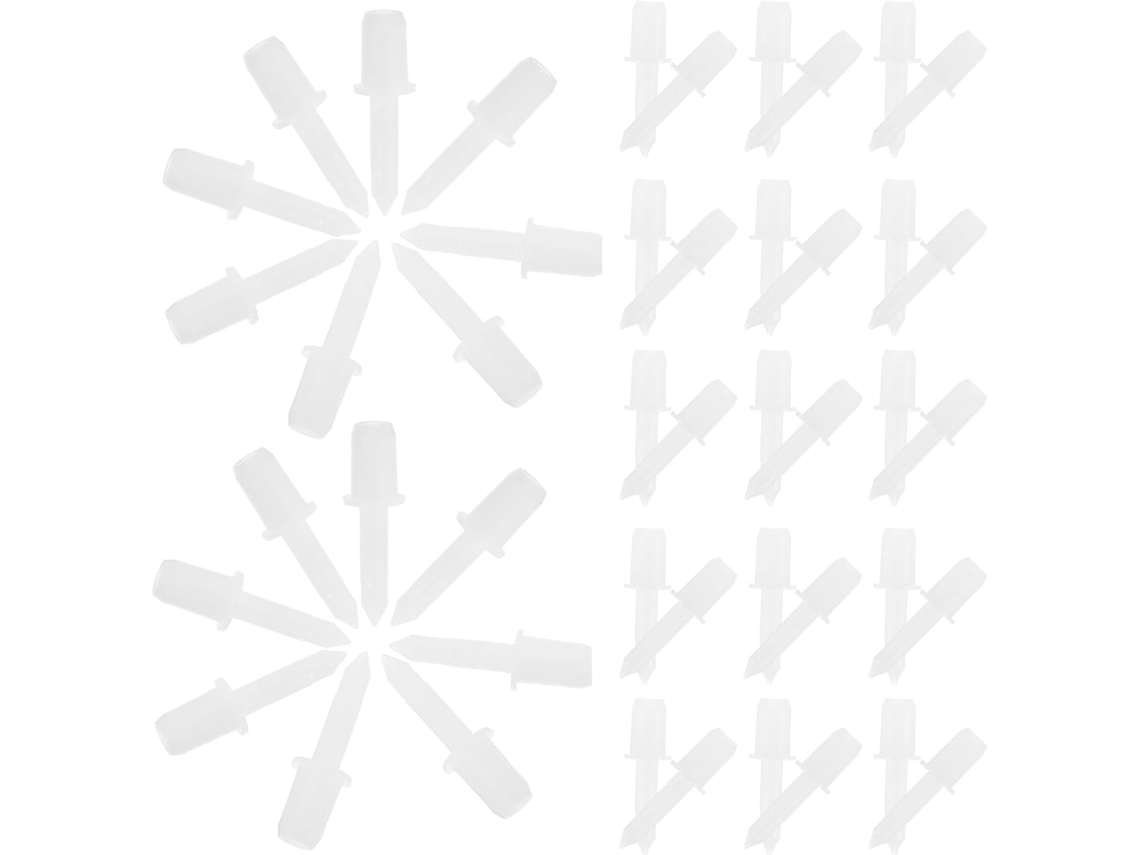 Kit De Substituição Pinos Plástico Branco Para 80 Reparos Persianas, Fácil Instalação E Uso Prático Para Persianas