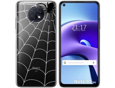 Capa Xiaomi Redmi Note 9T 5G TUMUNDOSMARTPHONE Aranha Multicor