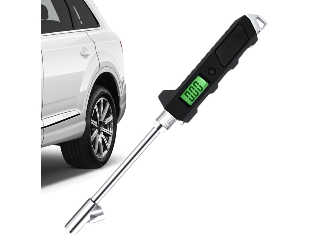 Manômetro De Pressão De Pneus Com Visor Lcd, Alta