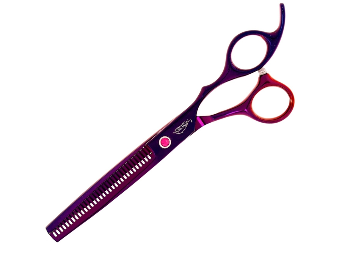 Tesoura De Cabelo Elysve 6.5 Polegadas, Design Offset, Para Destros, Corte Preciso, Para Salão E Uso Doméstico