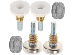 Conjunto De 4 Niveladores Móveis Ajustáveis E Resistentes Popetpop Para Pés Mesa, Cadeiras, Armários E Sofás