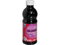 Tinta Acrílica LEFRANC&BOURGEOIS ED Cor Brilhante 0,5L Preto