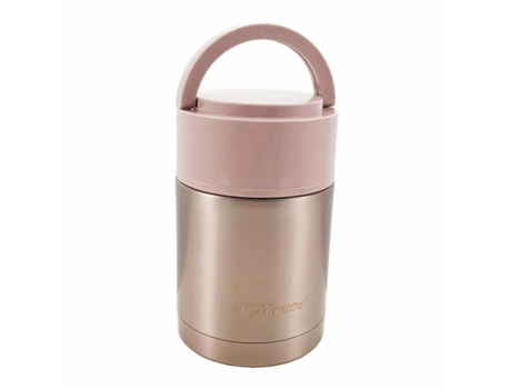 Termo FEEL MAESTRO Mr-1636 Cor de Rosa Dourado Aço Inoxidável 800 Ml