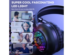 Fone De Ouvido Gamer Onikuma Com Microfone E Led