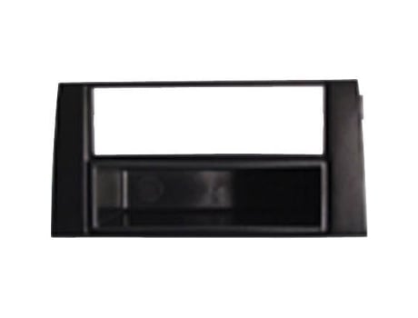 Adaptador Frontal de Rádio Automotivo 2X Din Preto Audi A6 Symphony 2002 – 2004