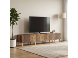 Vidaxl Gabinete Para Tv 147 X 34,5 X 30 Cm Madeira Antiga