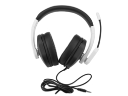 Headset Gamer Fio Over Ear Com Microfone Redução De Ruído Para Ps5 Switch One
