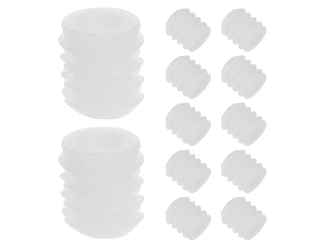 Parafusos De Dobradiça Plástico, 100 Unidades, 4x10mm, Para Reparo De Dobradiças Armários Em Paredes Gesso E Concreto