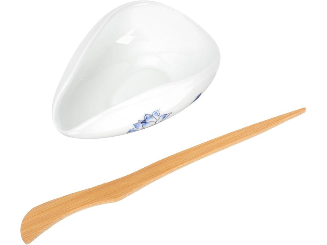 Conjunto De Chá De Cerâmica Vicasky, Resistente, Com Colher E Bandeja.