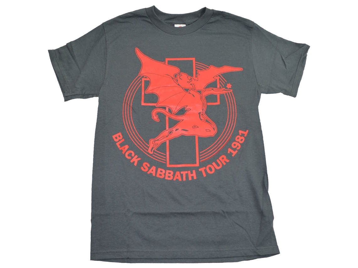 Black Sabbath Tour Art 81 T-shirt Unisex Adults Size:s