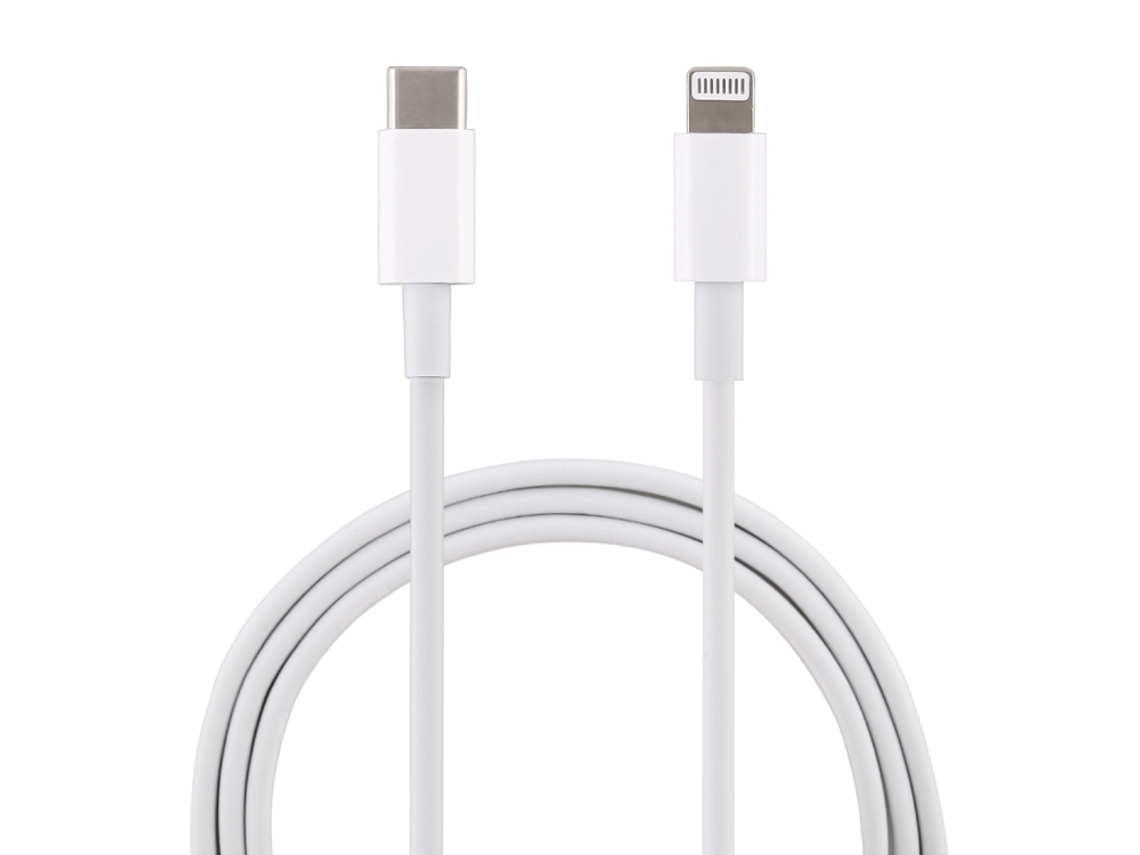 Cabo Rápido Pd 20w 9v 2a Usb C para 8 Pinos para Iphone, Ipad 1m branco XIAOMOYU