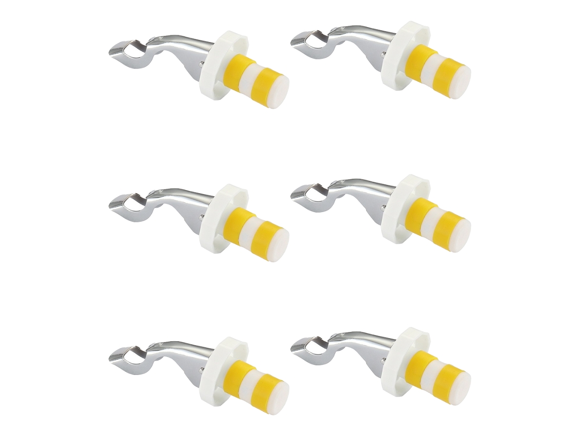 Ferramenta 6Pcs Tipo Squeeze Plugue de Vedação Vinho Tinto-Branco Amarelo Diamond Silicone para Garrafa Rolha Expansão D UISAVE