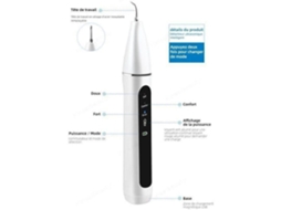 Raspador dental elétrico ultrassônico, cuidados com clareamento dos dentes, anti-tártaro dental-preto S/MARCA