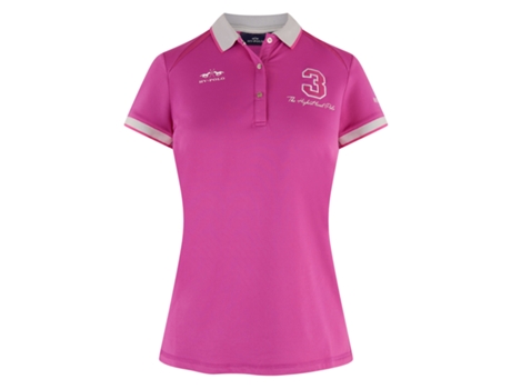Polo de Mulher para Equitação HV POLO Favouritas Tech Roxo (M)