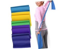 Faixa Elástica De Resistência Para Yoga, Exercícios Físicos, Flexível E Larga Treino Cintura, Braços Pernas