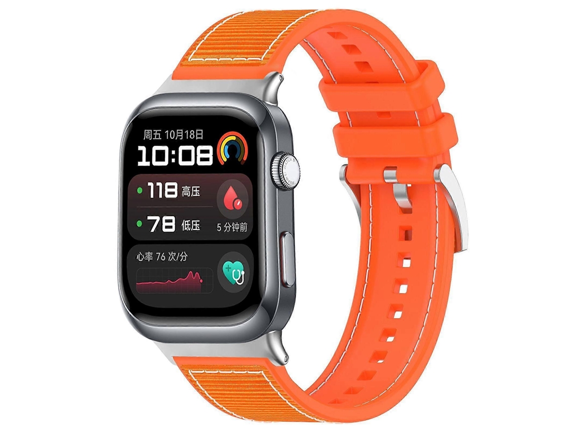 Pulseira De Relógio Híbrida De Nylon Trançado E Silicone Xdfind
