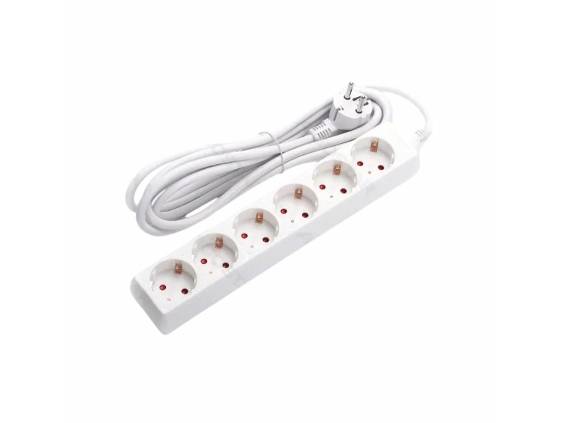 Extensão Elétrica 6x Schuko 3g1.5mm² 3m