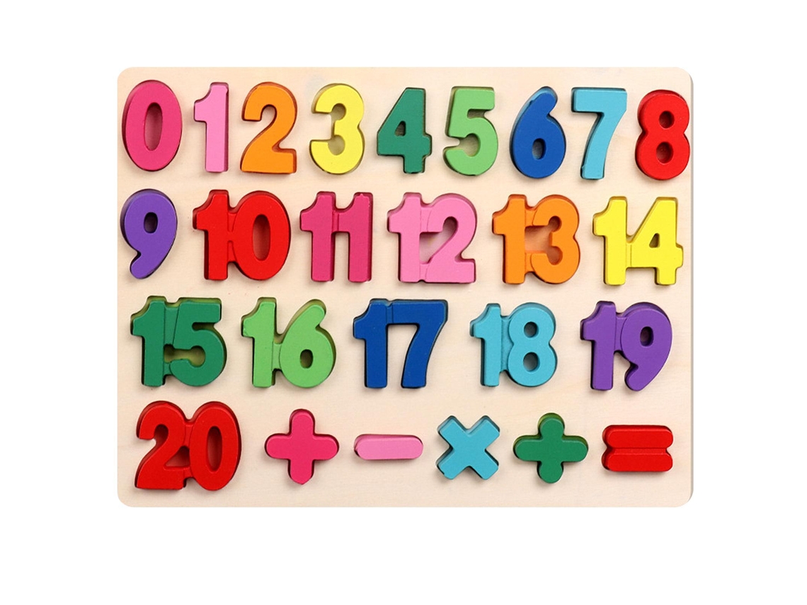 Puzzles De Letras E Números De Madeira Abc Brinquedos Educativos Para Crianças Presentes Para Meninos E Meninas