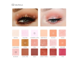 Paleta De Sombras Para Olhos Brilhantes Com Cores Perladas
