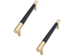 Conjunto De 2 Puxadores Para Portas Armário, Cor Cobre, Pretos, Extensíveis, Em Metal Sólido, Para Gavetas E Portas De