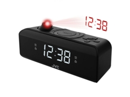 Relógio-Despertador JVC RA-E211B Preto