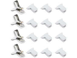 Conjunto De 12 Prendedores De Edredom Acolchoados Para Evitar Que O Edredom Se Desloque. Ideais Para Uso Doméstico E Em Salões De Beleza. Aquaforge