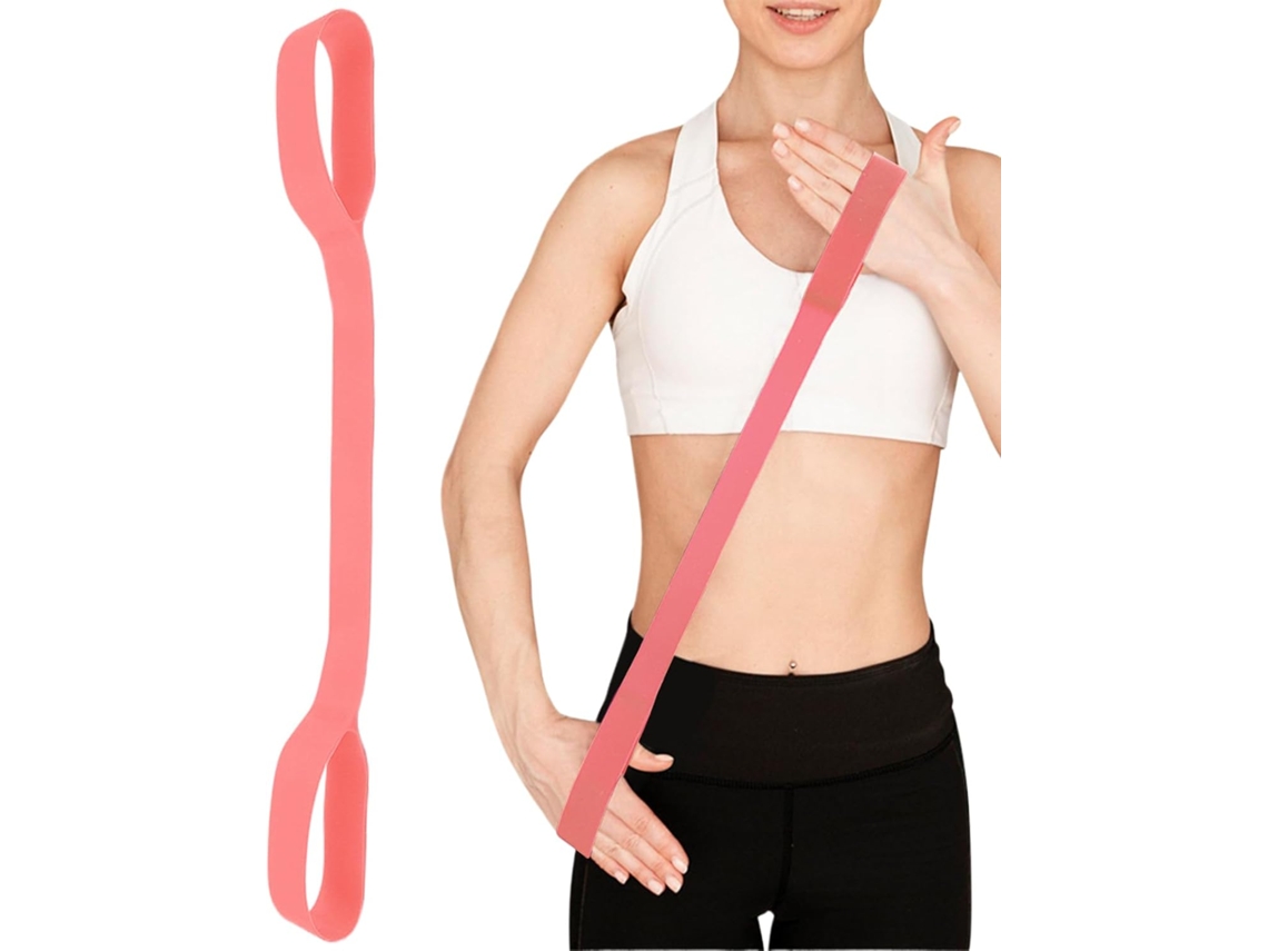 Faixas Elásticas De Resistência Para Alongamento Braços, Expansor Peito E Tubo Treinamento | Portátil Com
