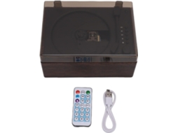 Leitor Cd Sem Fio Com Alto-falante, Sistema De Som Vintage 5.1 Portátil Com Entradas Usb E Aux