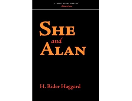 Livro She and Allan de H Rider Haggard (Inglês)