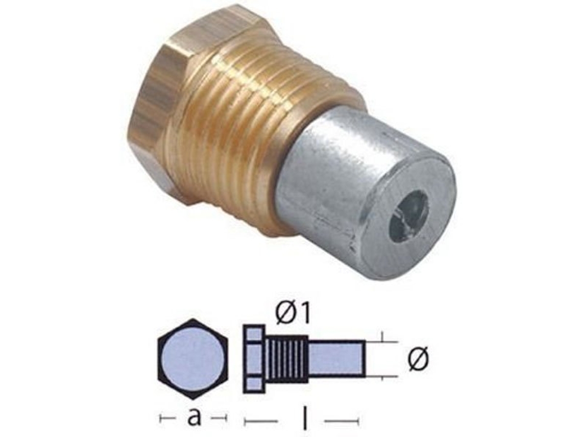 Ânodo Da Caldeira Isotherm Cinzento 17 Mmtecnoseal