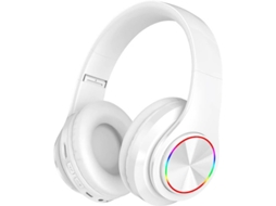 Plugues Tws Lâmpadas Coloridas Yizhood Bluetooth Branco