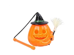 Lâmpada de Abóbora Led Nova Line, 15x14cm, Decoração de Halloween | S/MARCA