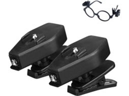 Mini Luz De Leitura Para Óculos, Luz Led Flexível Universal Com Clipe, Luz Noturna Led Ajustável Para Segurança, Camping