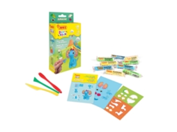 Conjunto de Plasticina Jurassic JOVI Com 10 Barras de Plasticina, 3 Cortadores e 2 Instruções