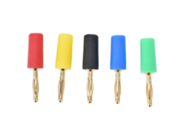 Conjunto De Conectores Banana Plug Laxiscreed Em Cobre Banhado A Ouro Para Ligações De Áudio De Alta Qualidade