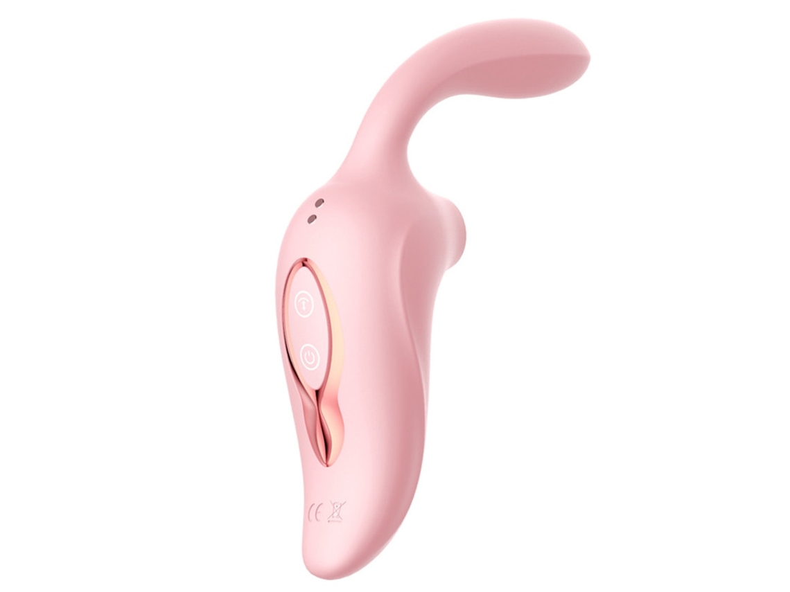 Vibrador de Sucção 3 em 1 com 10 Velocidades para Mulheres Rosa YIZHOOD