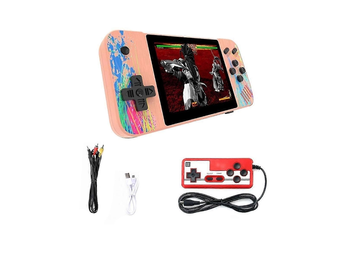 Gamepad Retrô GOKOCO com 800 Jogos, Tela 3,5 polegadas, Modo Dois Jogadores