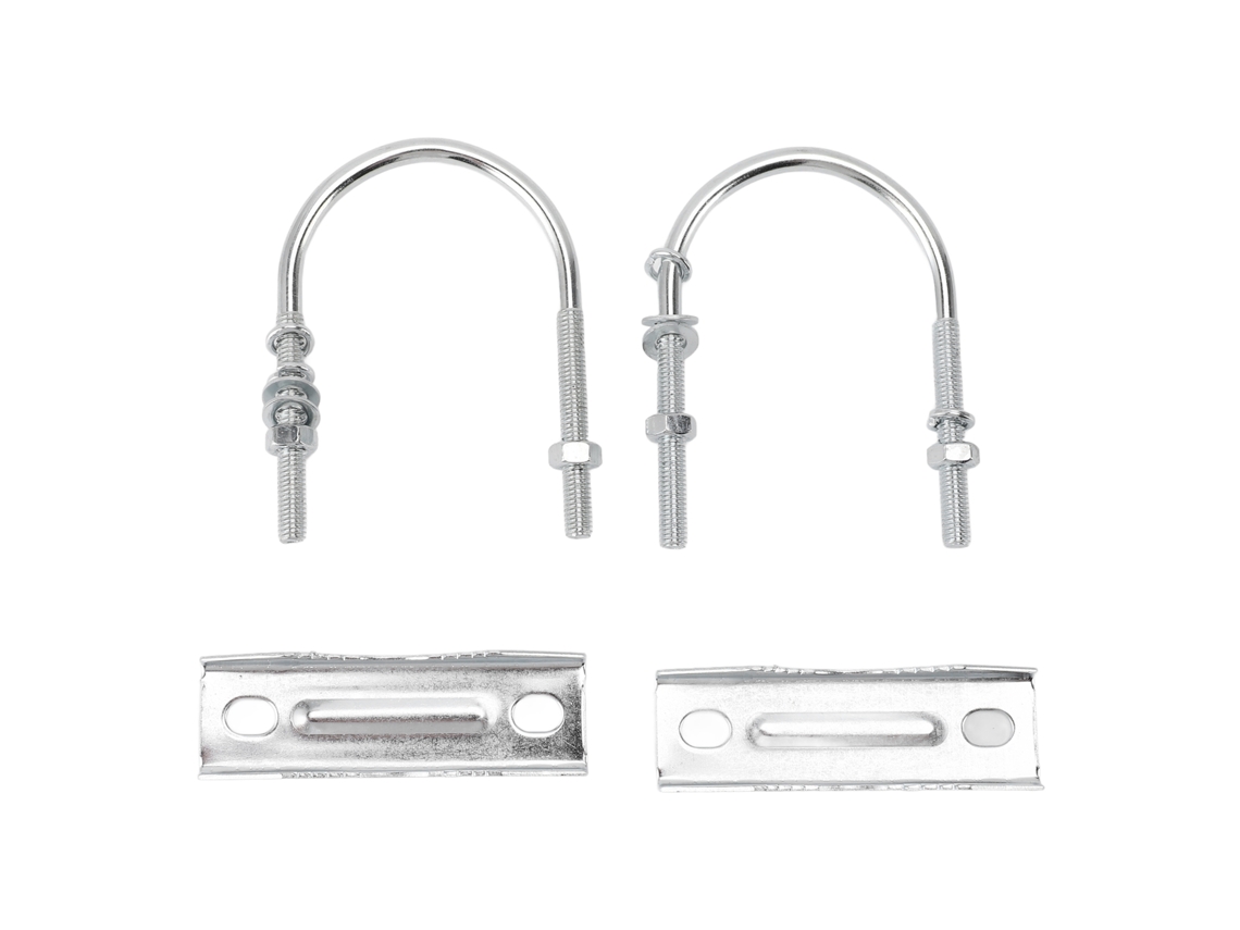 2026 Store kit de Abrazaderas para Antena Doble Con Pernos U Y Bloque de Mandíbula En V para Montaje de Mastiles Exterior