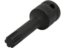 Adaptador de Soquete de Impacto com Ponta Ribe Cr mo de 1/2 Polegada e Encaixe Quadrado Mp12, Preto CHABERLU