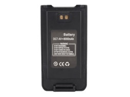 2 Baterias De Reposição Li-ion 7.4v 8000mah Para Rádio Bidirecional Baofeng Uv-9r Plus